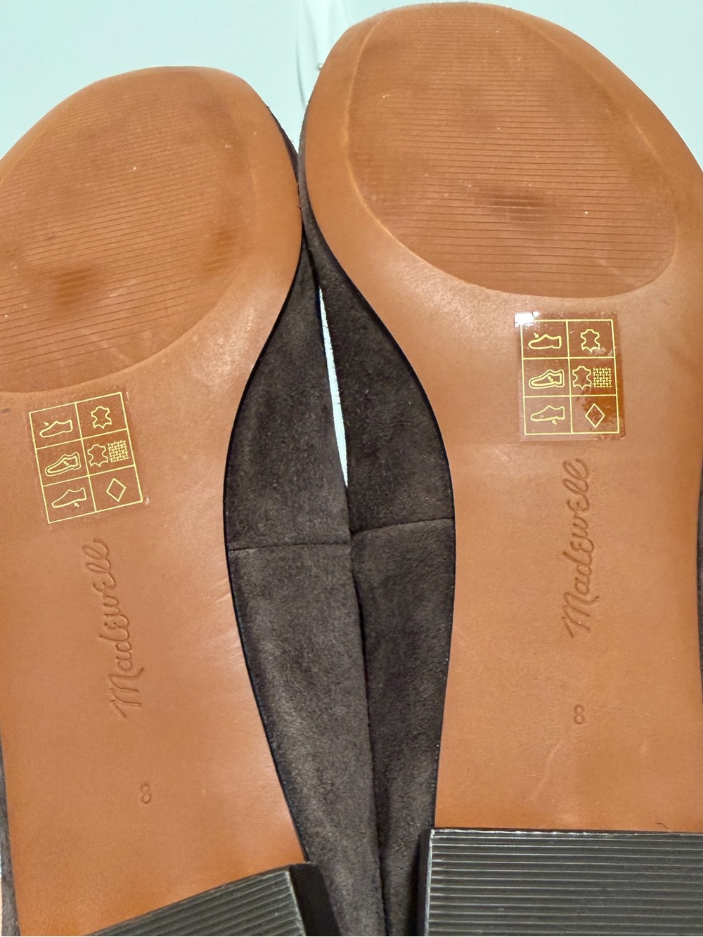 NEW Madewell The Greta Pump in Dark Roast Suede NX093 $138 size 8 - Picture 13 of 13